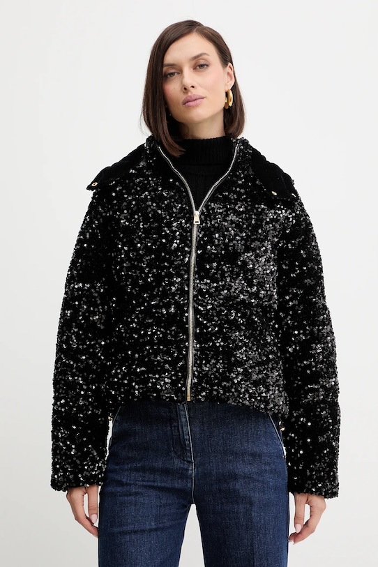 Fracomina kurtka pozostałe czarny FP25WC3009O429N6