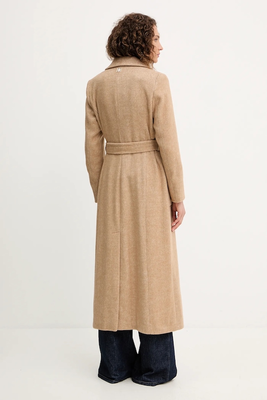 Ρούχα Μάλλινο παλτό Fracomina FS25WC1011W819K3 μπεζ