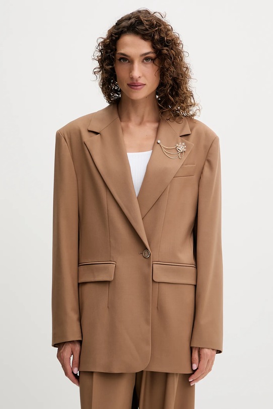 Fracomina zakó szövet barna FS25WJ3005W66101