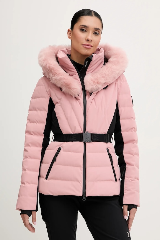 MACKAGE kurtka narciarska puchowa sporty zimowe różowy ELITA.SHR