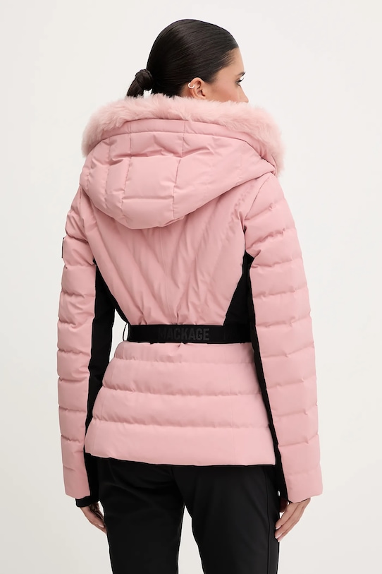 Odzież MACKAGE kurtka narciarska puchowa ELITA.SHR różowy