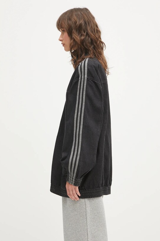 Τζιν μπουφάν adidas Originals Denim Os TT JY2897 μαύρο AW25