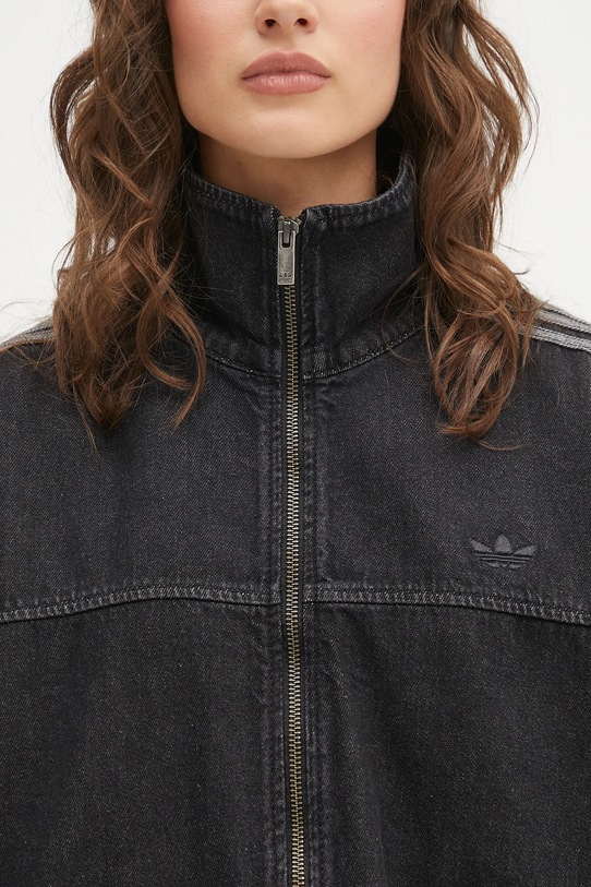 Τζιν μπουφάν adidas Originals Denim Os TT μαύρο JY2897