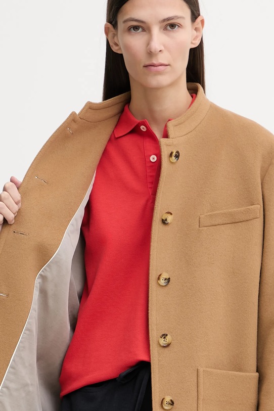 Bally płaszcz z dodatkiem wełny WOU07G