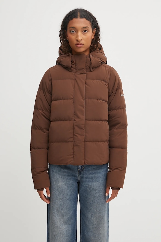 Pernata jakna Columbia Amaze Puff pernata podstava smeđa 2133714