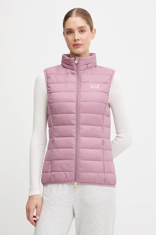 Безрукавка EA7 Emporio Armani з підкладкою рожевий AF12477.7W000472