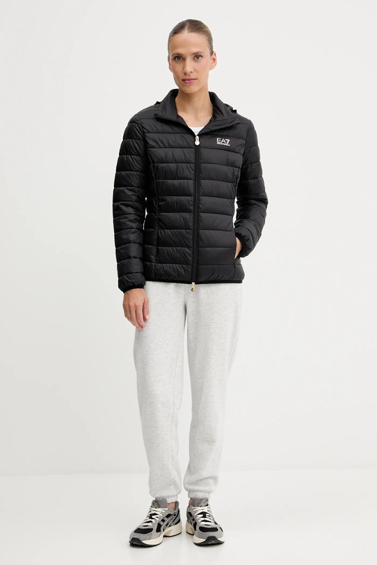 EA7 Emporio Armani rövid kabát AF12477.7W000473 fekete AW25
