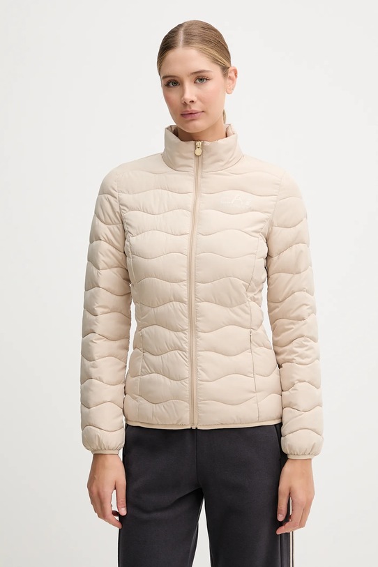 EA7 Emporio Armani kurtka bez kaptura beżowy TNF8Z.8NTB21