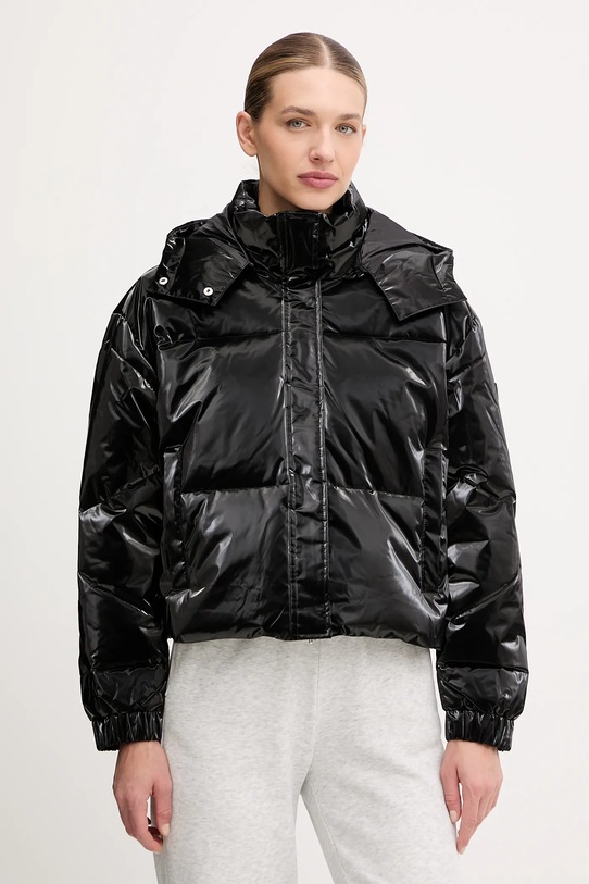Bunda EA7 Emporio Armani oversize čierna AF14805.7W000808