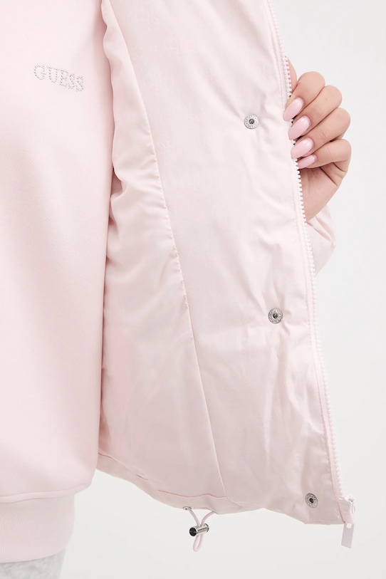 Guess kurtka 4G V5BL07.WGLW2 różowy