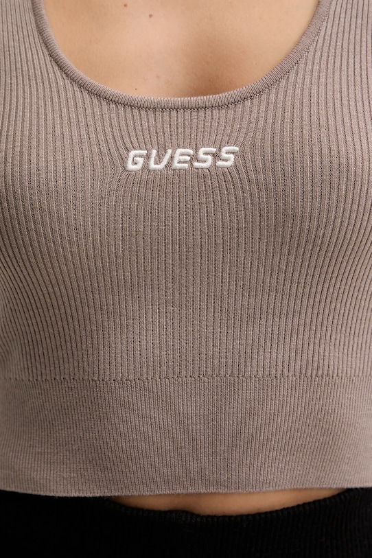 Top s prímesou vlny Guess FLAMINIA V5BP05.Z3JD2 béžová