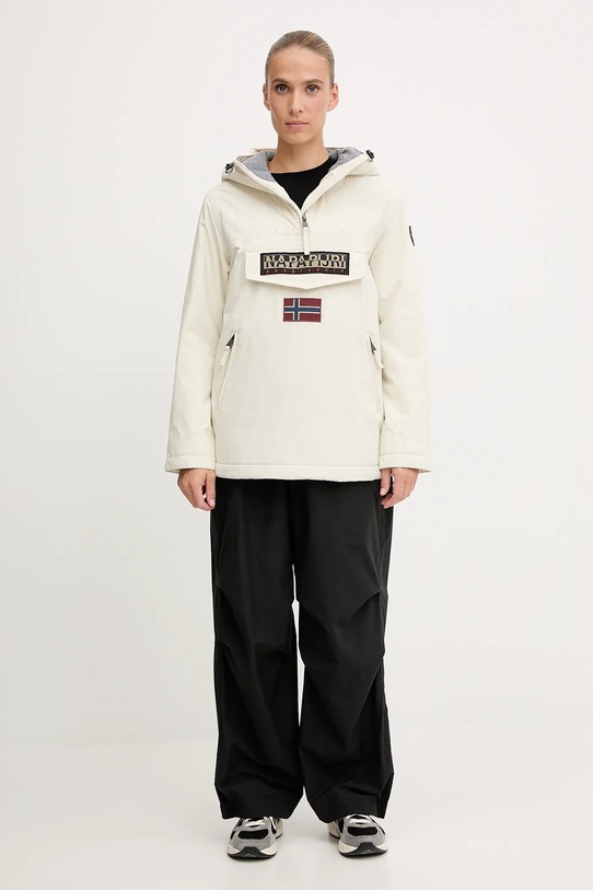 Μπουφάν Napapijri Rainforest NP0A4GM6N1J1 μπεζ AW25