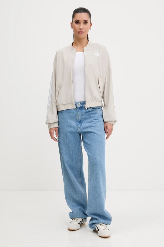 adidas geacă Essentials JE1317 bej AW25