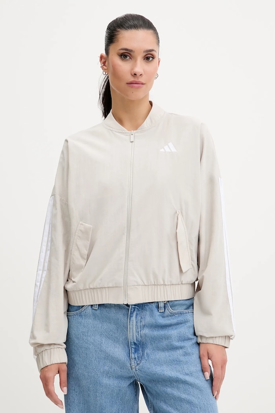 Μπουφάν adidas Essentials μπεζ JE1317