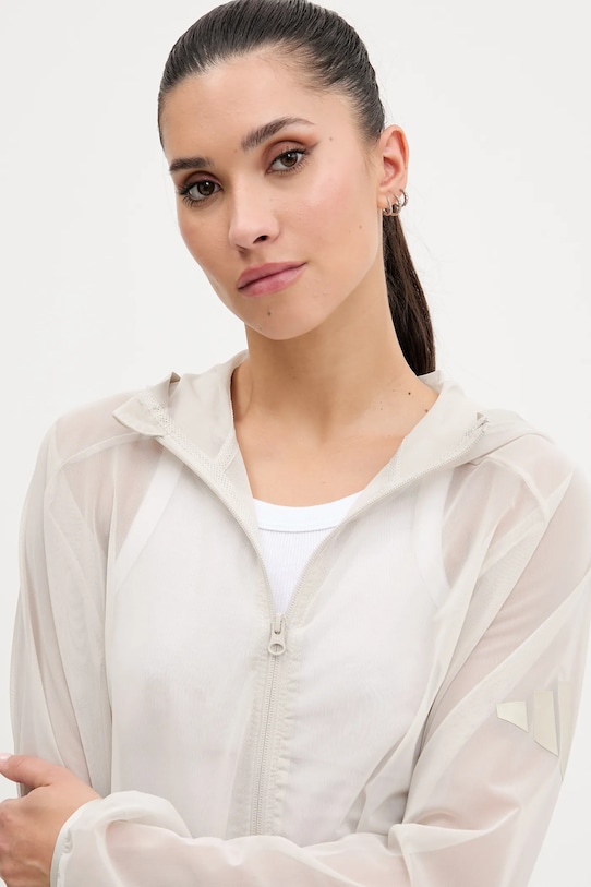 Μπουφάν adidas All SZN μπεζ JV9858