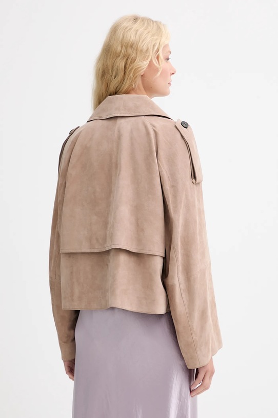 Oblečenie Semišový kabát Weekend Max Mara MAGA 2525446061600 béžová