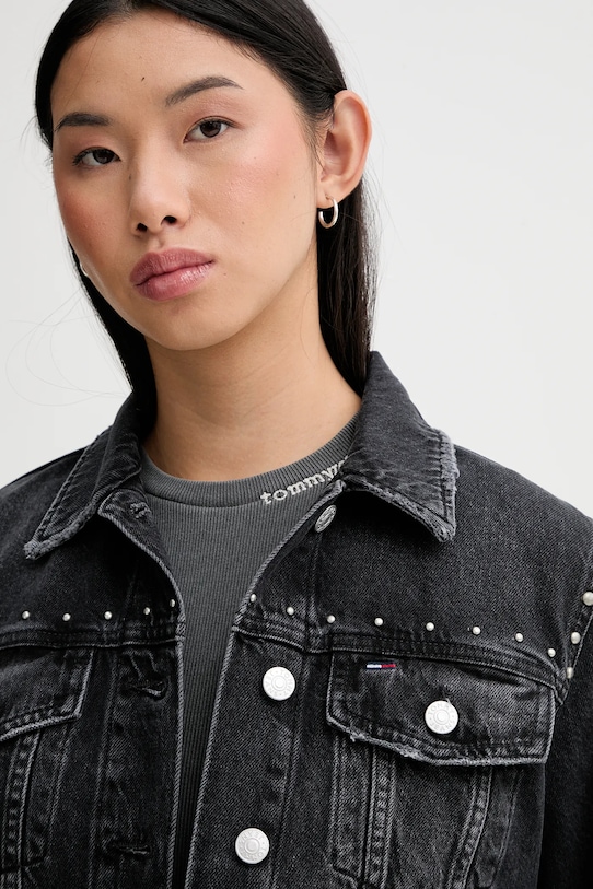 Traper jakna Tommy Jeans crna DW0DW21547