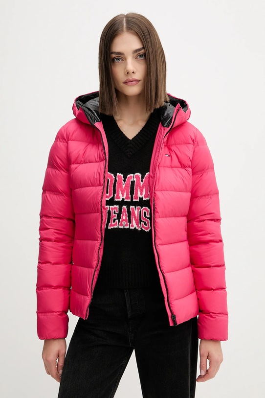 Tommy Jeans kurtka puchowa różowy DW0DW21617