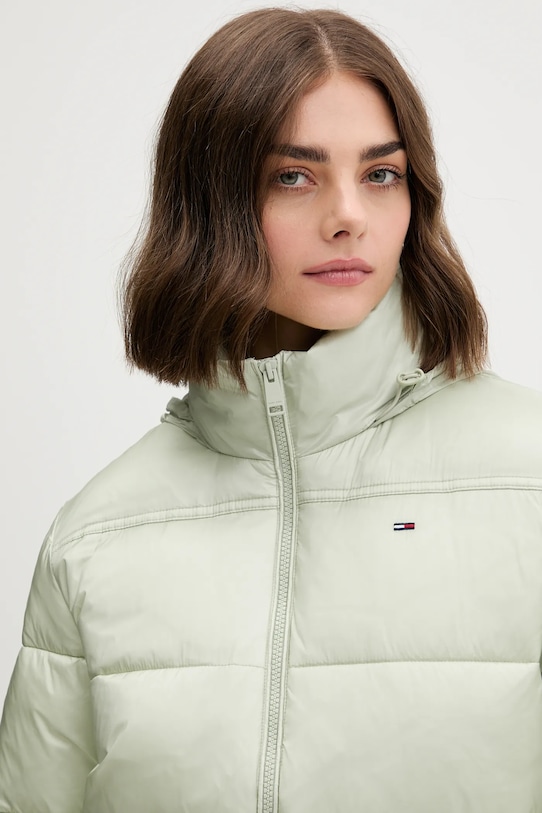 Tommy Jeans geacă verde DW0DW21619