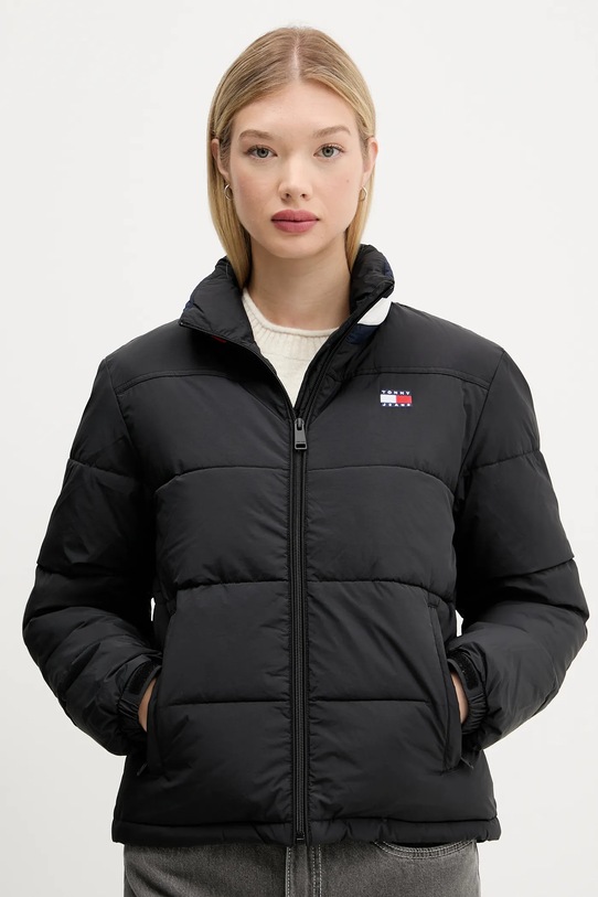 Tommy Jeans geacă cu captuseala negru DW0DW21621