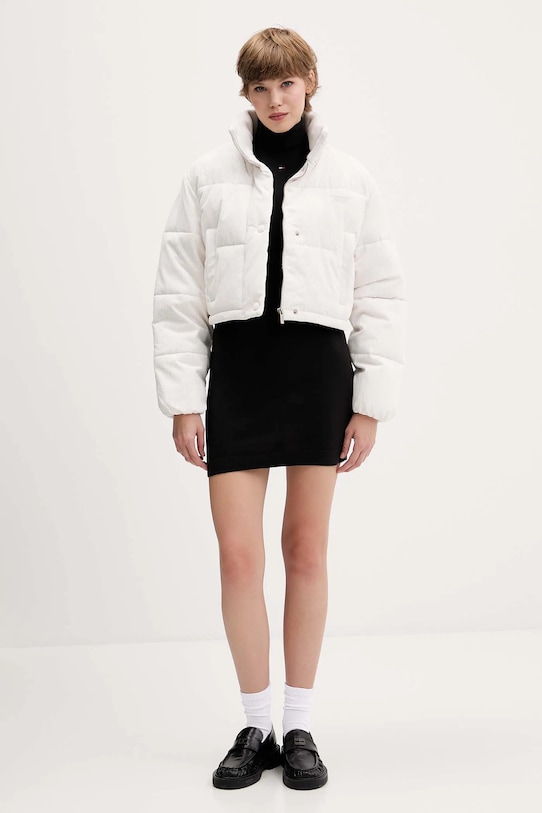 Tommy Jeans geacă DW0DW21658 alb AW25