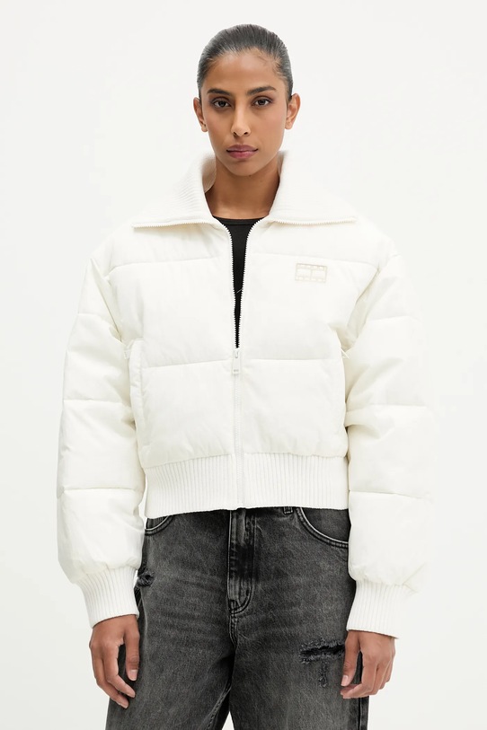 Tommy Jeans kurtka bez kaptura beżowy DW0DW21659