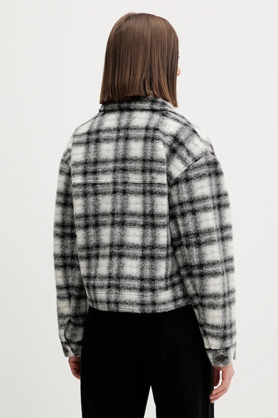 Одежда Куртка с добавлением шерсти Tommy Jeans DW0DW21662 чёрный