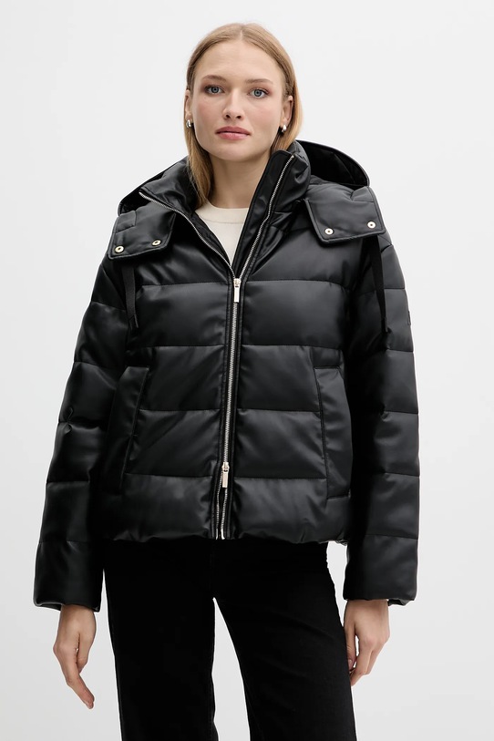 Armani Exchange kurtka imitacja skóry licowej czarny XW000673.AF16106