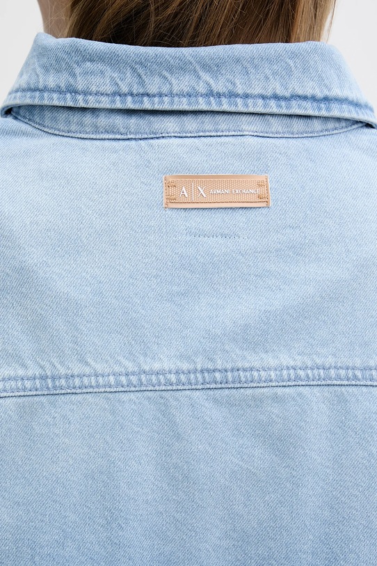 Armani Exchange kurtka jeansowa XW001061.AF14494 niebieski