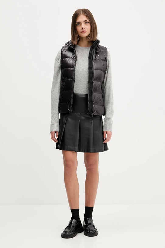 Tommy Jeans vestă de puf DW0DW21622 negru AW25