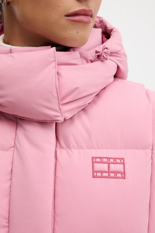 Tommy Jeans bezrękawnik puchowy DW0DW21627 różowy