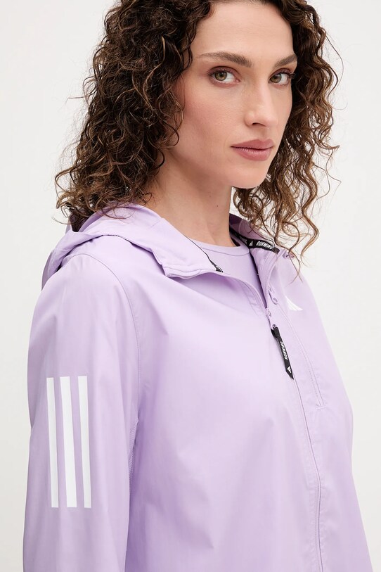 adidas Performance kurtka do biegania Own The Run fioletowy JX2264