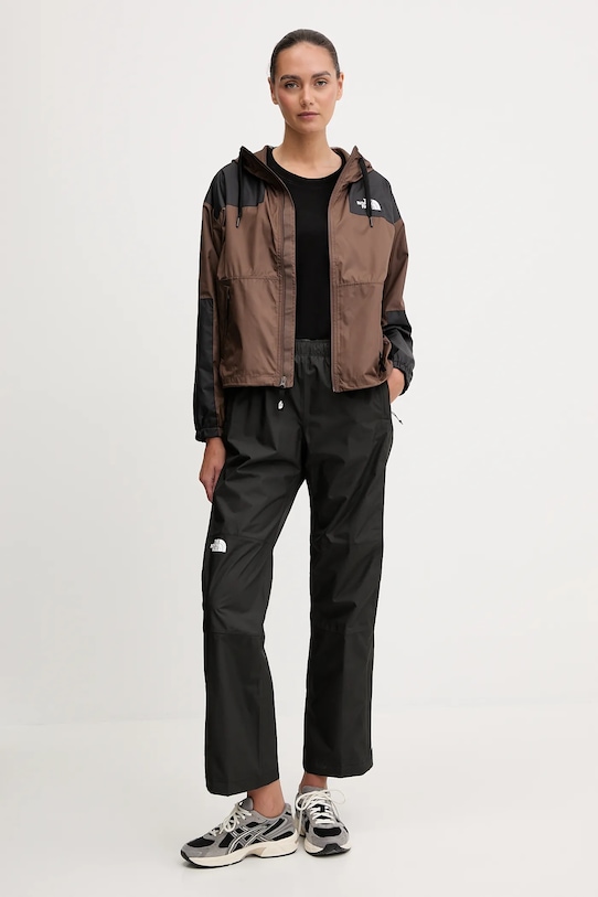 The North Face geacă Sheru NF0A4C9H1OI1 maro AW25