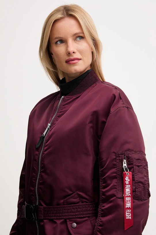 Bunda Alpha Industries burgundské 258011.608