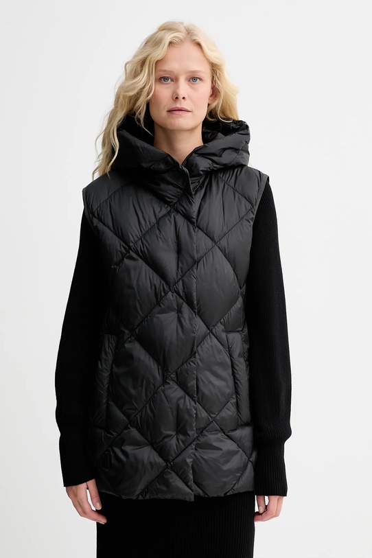 Weekend Max Mara gilet in piuma FRUTTO foderato nero 2525296012600
