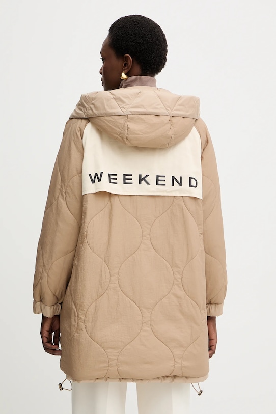 Weekend Max Mara kurtka dwustronna ANFORA 2525496062600 beżowy