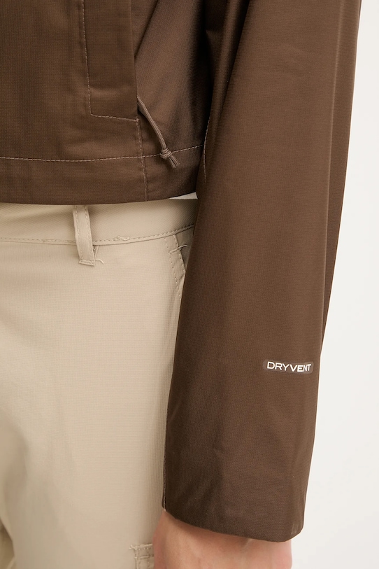 The North Face jachetă de exterior Cropped Quest NF0A55EP1OI1 maro