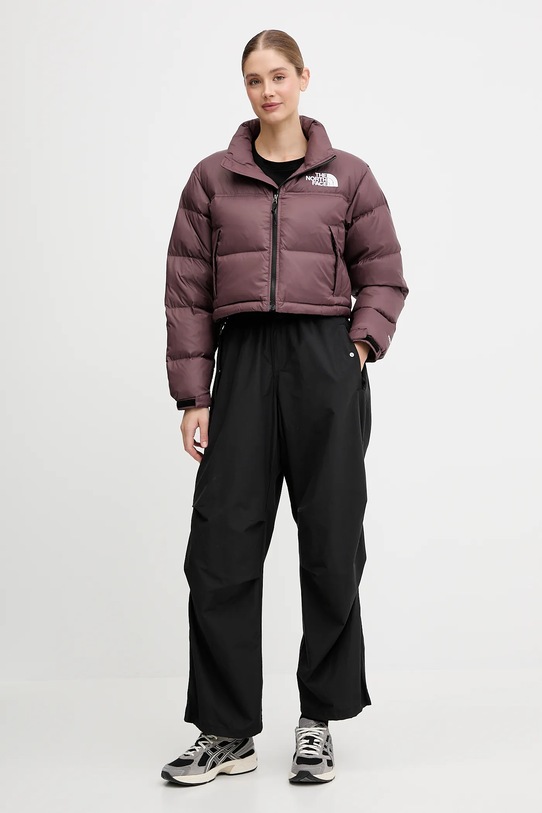 The North Face geacă de puf Nuptse NF0A5GGEBQ71 violet AW25
