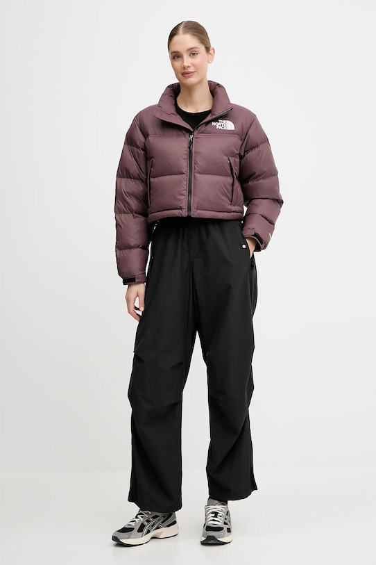 The North Face geacă de puf Nuptse NF0A5GGEBQ71 violet AW25