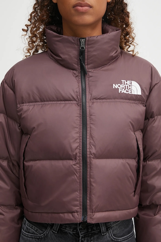 Páperová bunda The North Face Nuptse hnedá NF0A5GGEBQ71