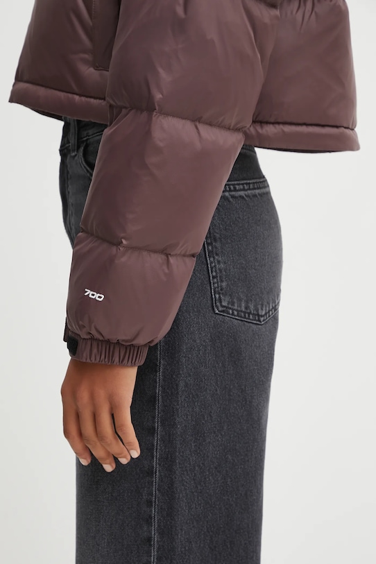 Páperová bunda The North Face Nuptse NF0A5GGEBQ71 hnedá