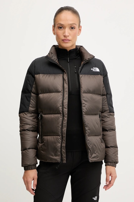 Péřová sportovní bunda The North Face Diablo Down 2.0 hnědá NF0A8E140BI1