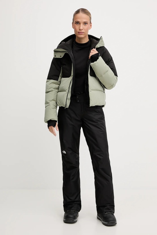 The North Face kurtka narciarska puchowa Cold Spell NF0A87WTD5N1 zielony AW25