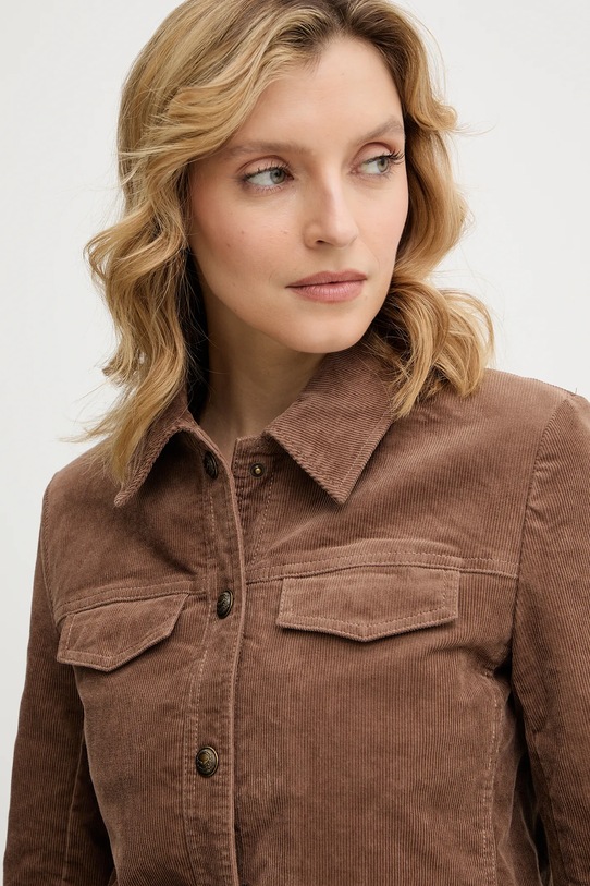 ZADIG&VOLTAIRE kurtka sztruksowa brązowy WWOW01703