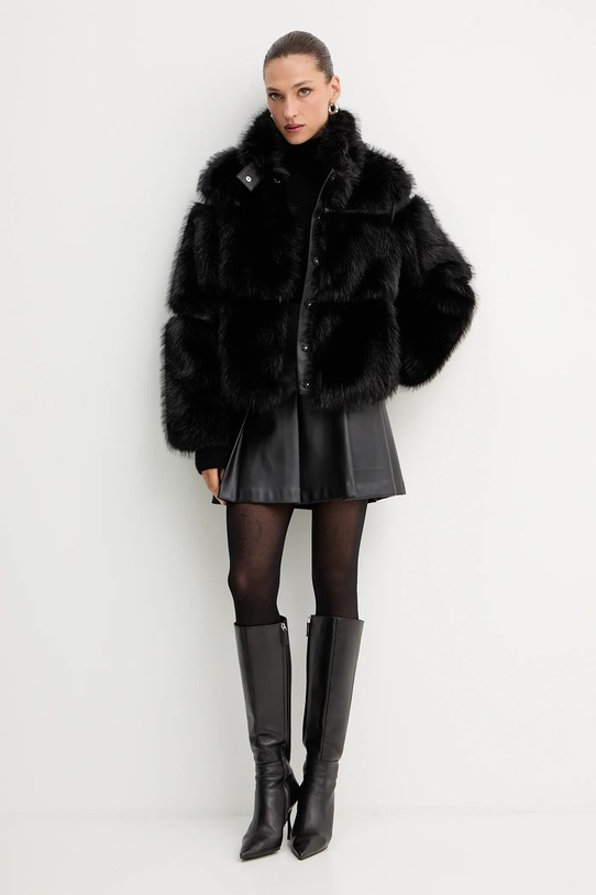 Patrizia Pepe palton 2O0174.E077 negru AW25