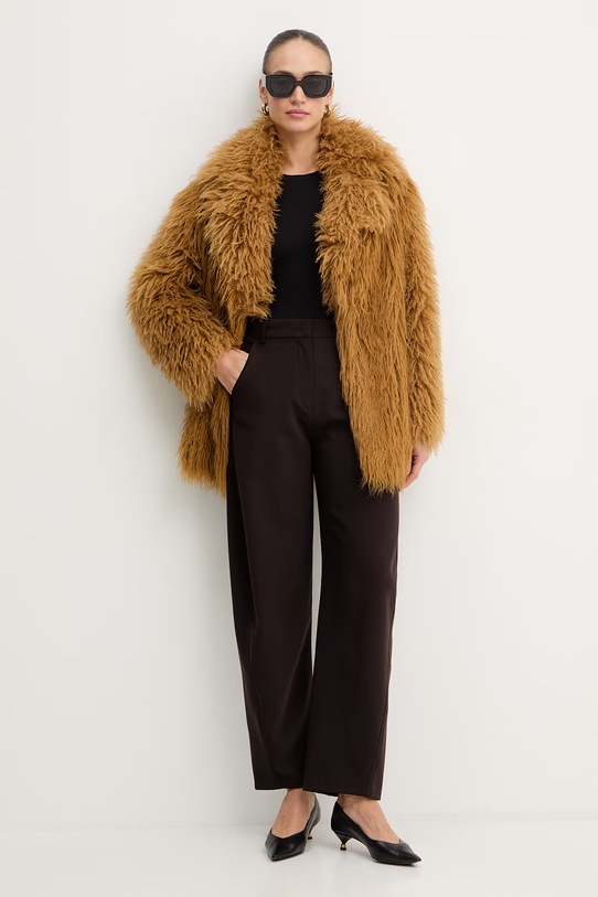 Patrizia Pepe płaszcz 2O0180.E078 beżowy AW25