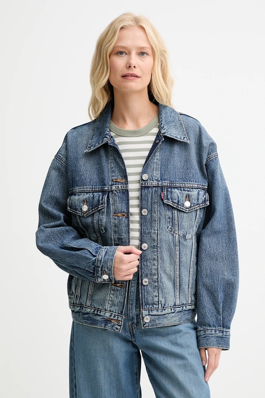 Levi's geacă jeans necaptusit albastru A1743.0046
