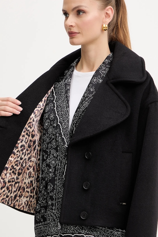 Kabát s prímesou vlny Just Cavalli 79PAT441.CNY13