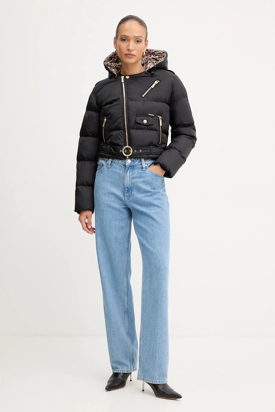 Just Cavalli kurtka 79PAS421.CQUD9 czarny AW25