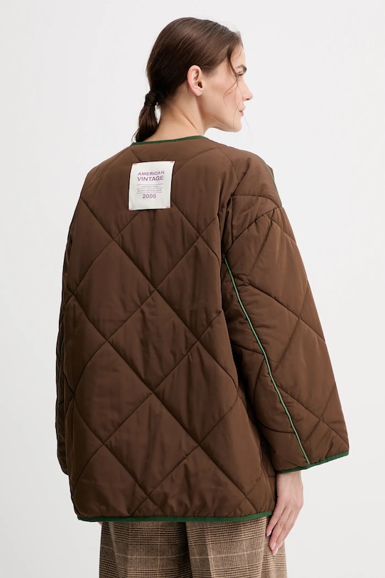 Odzież American Vintage kurtka VOW16A brązowy